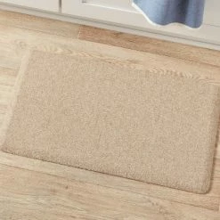 Buy 💯 30" x 18" Basketweave Kitchen Comfort Mat Tan - Threshold™ 🧨
