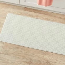 New ⭐ 60" x 20" Stamp Kitchen Comfort Runner Mat Green - Threshold™ 🎁