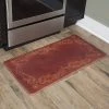 Top 10 🧨 J&V TEXTILES 39" x 20" PVC Tuscan Fleur Anti-Fatigue Kitchen Floor Mat Red - J&V Textiles 🌟