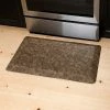 Outlet 🧨 Emeril Lagasse 31" x 19" Damask Kitchen Mat Beige/Brown 🌟