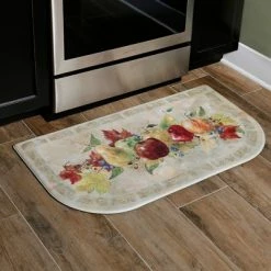 Buy 🥰 J&V TEXTILES 36" x 20" PVC Fruit Slice Anti-Fatigue Kitchen Floor Mat - J&V Textiles 😍