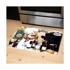 Cheapest 🥰 J&V TEXTILES 20" X 30" Relaxed Chef Series Anti-Fatigue Kitchen Mat Vino Chef - J&V Textiles 👍