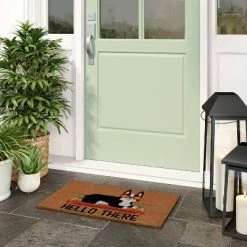 Top 10 ❤️ 1'6"x2'6" Hello ☀️ Summer 🐕 Dog Doormat Natural - Threshold™ ⭐