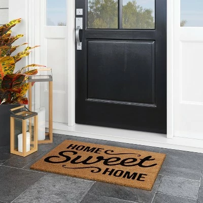 Best Sale 😍 Doormat Home Sweet Home Estate 23"x35" - Threshold™ ❤️