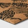 Best reviews of 👍 1'6"x2'6" Pine Coir Inline Doormat Tan/Black - Threshold™ 😍