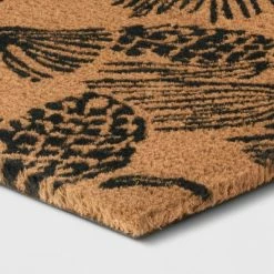 Best reviews of 👍 1'6"x2'6" Pine Coir Inline Doormat Tan/Black - Threshold™ 😍