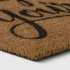 Discount 🎁 1'6"x2'6" Yay You're Here Coir Doormat Black/Beige - Threshold™ 😀