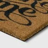Deals 🛒 1'6"x2'6" Quote Doormat Black - Threshold™ 🛒