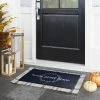 Best Sale 😍 1'6"x2'6" Home Sweet Home Doormat Navy - Threshold™ 🔔