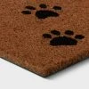 Budget 😉 1'6"x2'6" Wipe Your Paws Doormat Natural - Threshold™ 🎁