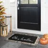 Top 10 💯 1'6"x2'6" Oh Hello Doormat Black - Threshold™ 🔔