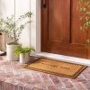 Deals 🎉 Hearth & Hand With Magnolia 18" x 30" Welcome Home Coir Doormat Black/Tan - Hearth & Hand™ with Magnolia 🎉