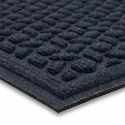 Brand new โ๏ธ 1'6"x2'6" Solid Tufted Doormat Navy - Mohawk ๐