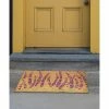 Deals 🌟 Juvale Lavender Plant Outdoor Coir Door Mat, 17"x30" Welcome Mat Front Doormat Rugs 🛒