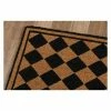Promo ❤️ 1'6"X2'6" Geometric Woven Door Mat Black - Erin Gates By Momeni 😍