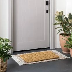 Best deal ๐ Threshold Designed W/Studio McGee Lovers Knot Door Mat Neutral - Threshold™ designed with Studio McGee โญ