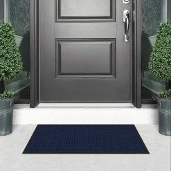 New 👏 2'x3' Absorba Doormat Blue - Apache Mills 👏
