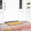 Cheap 🔥 Juvale Natural Coco Coir Welcome Door Mat Outdoor Indoor, Plain Front Doormat Entryway Rug, 1'4"x2'5" ✔️