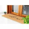 Best reviews of ✨ Raj Tufted Scripty Welcome Doormat Black/Natural ⭐