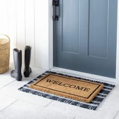 Promo ❤️ Threshold Designed W/Studio McGee 1'6"x2'6" Welcome Doormat Neutral - Threshold™ designed with Studio McGee 😉