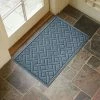 Top 10 🥰 2'x3' Aqua Shield Lattice Indoor/Outdoor Doormat - Bungalow Flooring Medium Gray 🔥