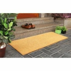 Deals 👍 Tufted Coir Doormat Natural - Raj 🔥