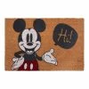 New 😍 Mickey Mouse 2pk Hi and Welcome Coir Door Mats ⌛