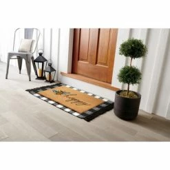 Budget 👏 Nourison Casa Bella NC461 Bee Happy Door Mat - Multicolor 1'6"X2'6" 🔥