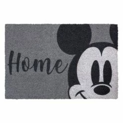 Wholesale 🤩 Mickey Mouse 2pk Coir Door Mats Gray 👏