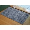 Wholesale ✨ 2'x3' Aqua Shield Elipse Indoor Outdoor Door Mat - Bungalow Flooring Charcoal Gray 🎉