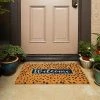 Outlet 👏 Juvale Welcome Coir Door Mat Indoor Outdoor Doormat Nonslip Front Rugs 17"x30" 😍