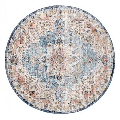 Best deal ⭐ nuLOOM Sawyer Flourishing Medallion Area Rug 🥰 - Image 21
