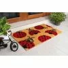 Discount ⭐ Raj 1'6" x 2'6" Tufted Lady Bug Doormat Natural/Red/Black 🧨