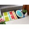 Best Pirce 😉 Raj 1'6" x 2'6" Tufted Hello Abstract Coir Doormat ⌛
