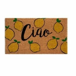 Discount ⌛ "CIAO" DOORMAT - Multicolored - Shiraleah 🧨
