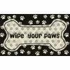 Cheapest ⭐ Evergreen Wipe Your Paws Embossed Indoor Outdoor Doormat 1'6"x2'6" Black 😀