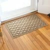 Deals 🔥 Aqua Shield Cordova Indoor/Outdoor Doormat - Bungalow Flooring Charcoal Gray ✔️