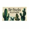 Outlet 😉 Evergreen No Pricks Allowed Indoor Outdoor Natural Coir Doormat 1'4"x2'4" Multicolored 💯