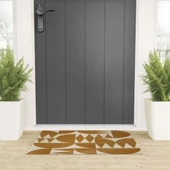Cheap ⭐ Deny Designs Alisa Galitsyna Woodblock Pattern Welcome Mat - Society6 😍