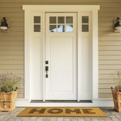 Cheapest 🧨 Juvale Nonslip Long Coco Coir Front Welcome Door Mat, Home Indoor Outdoor Doormat Rug, 17x60 in 🤩