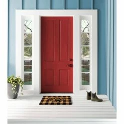 Best Pirce 🎁 Raj 1'4" x 2'4" Tufted Pug Doormat Natural/Black 🔥