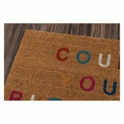 Best deal 🔔 Aloha Count Your Blessings Coir Doormat - Novogratz by Momeni Natural 🌟