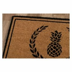 Best Sale ⭐ Park Pineapple Coir Doormat - Erin Gates by Momeni Navy 🛒