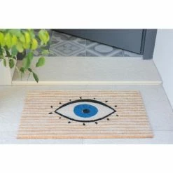 Best Pirce 🌟 Evil Eye Rectangle Doormat - Shiraleah 🥰