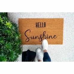 New 🎁 "Hello Sunshine" Doormat - Shiraleah 👏