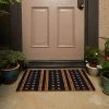 Deals ⌛ Juvale Boho Themed Chic Coir Door Mat Welcome Doormat Indoor Outdoor Nonslip Front Rugs 17"x30" 👏