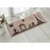 Budget 🥰 Juvale Front Door Mat – Welcome Mat Outdoor Indoor, 16" x 40" Rustic Doormat Carpet, Floor Entry Mat Rug - Eiffel Tower & Paris Style Design, Brown & Black 🎁