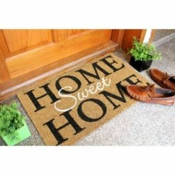 Wholesale ✔️ Raj Tufted Home Sweet Home Doormat White/Black ⭐