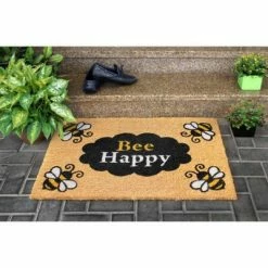 Top 10 💯 Raj 2' x 3' Tufted Bee Happy Doormat Natural ✨
