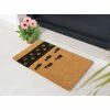Brand new 💯 Raj Tufted Trail of Paw and 👟 Shoe Prints Doormat Natural/Black 👍